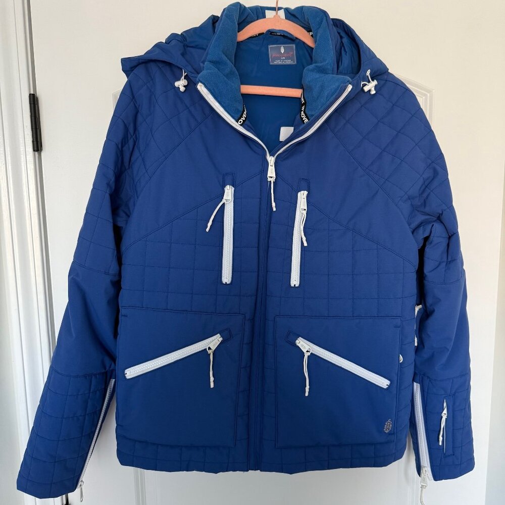 FP Movement Womens All Prepped Ski Jacket Blue Size L